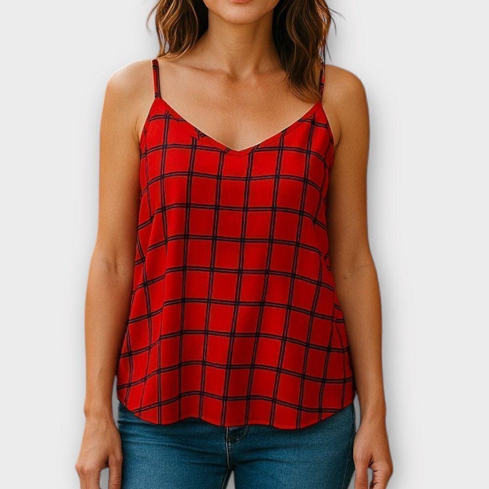 The Limited Windowpane Top Large NWT